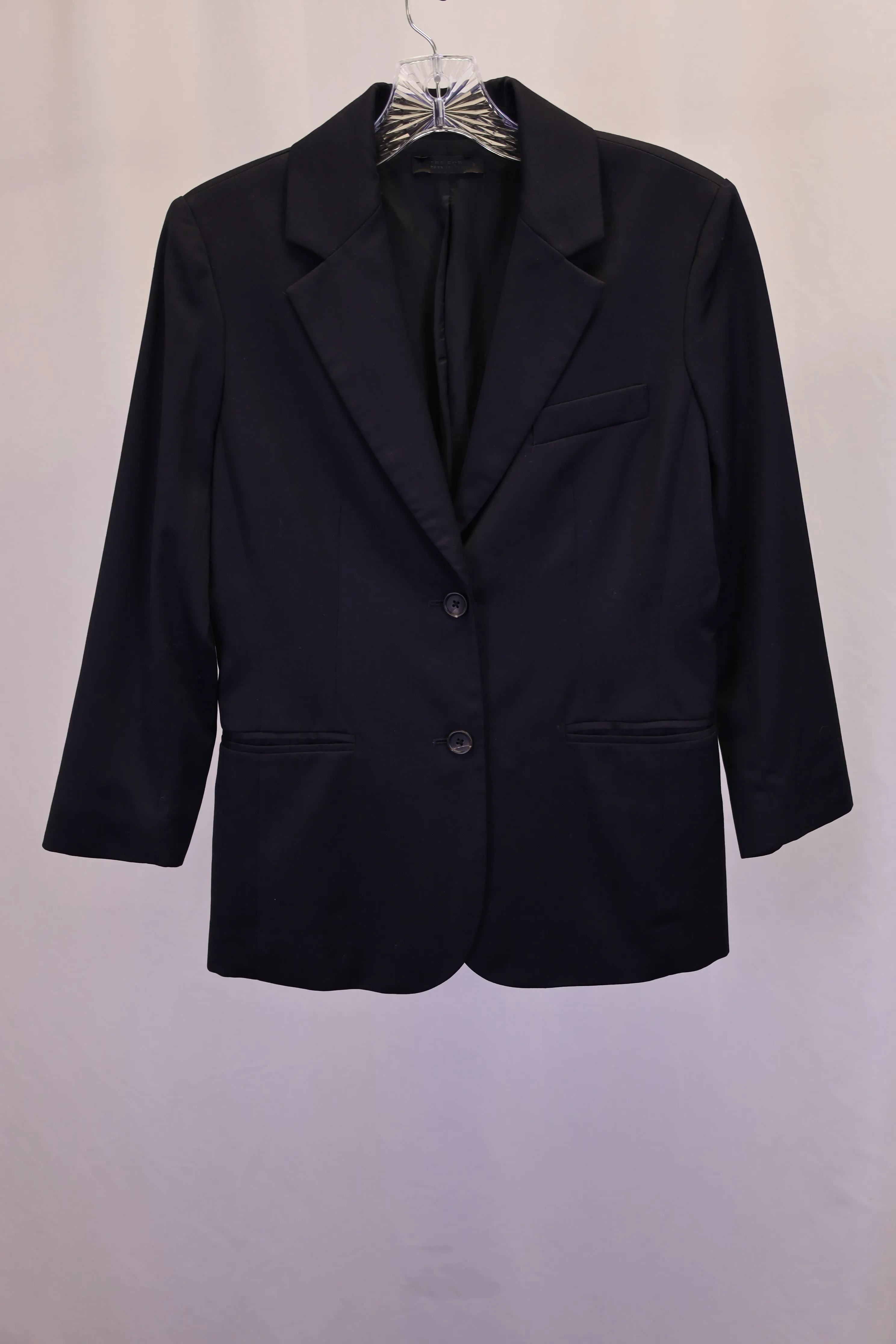 The Row Blazer in Navy Wool
