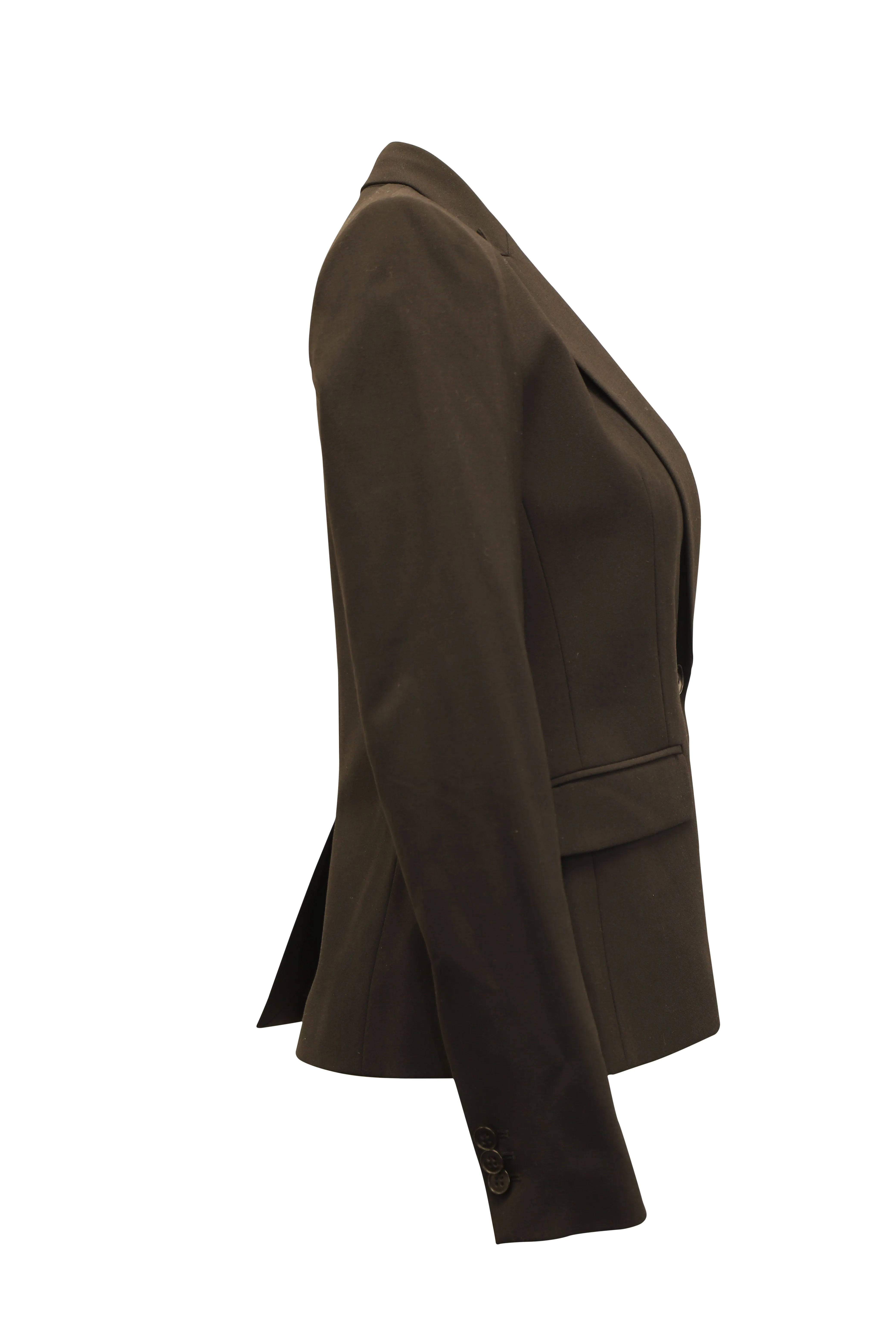 Theory Etiennette Blazer in Black Good Wool