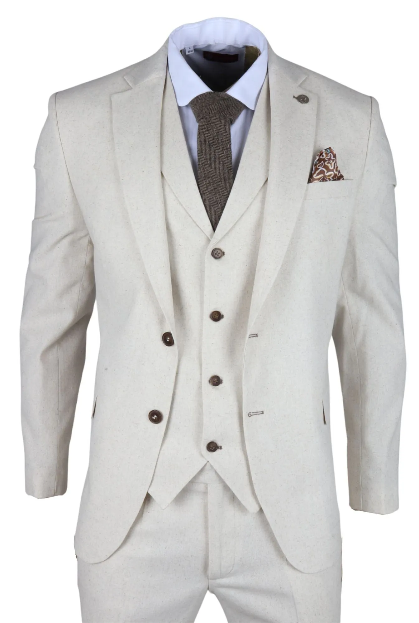 TP-21 3 Piece Linen Summer Suit