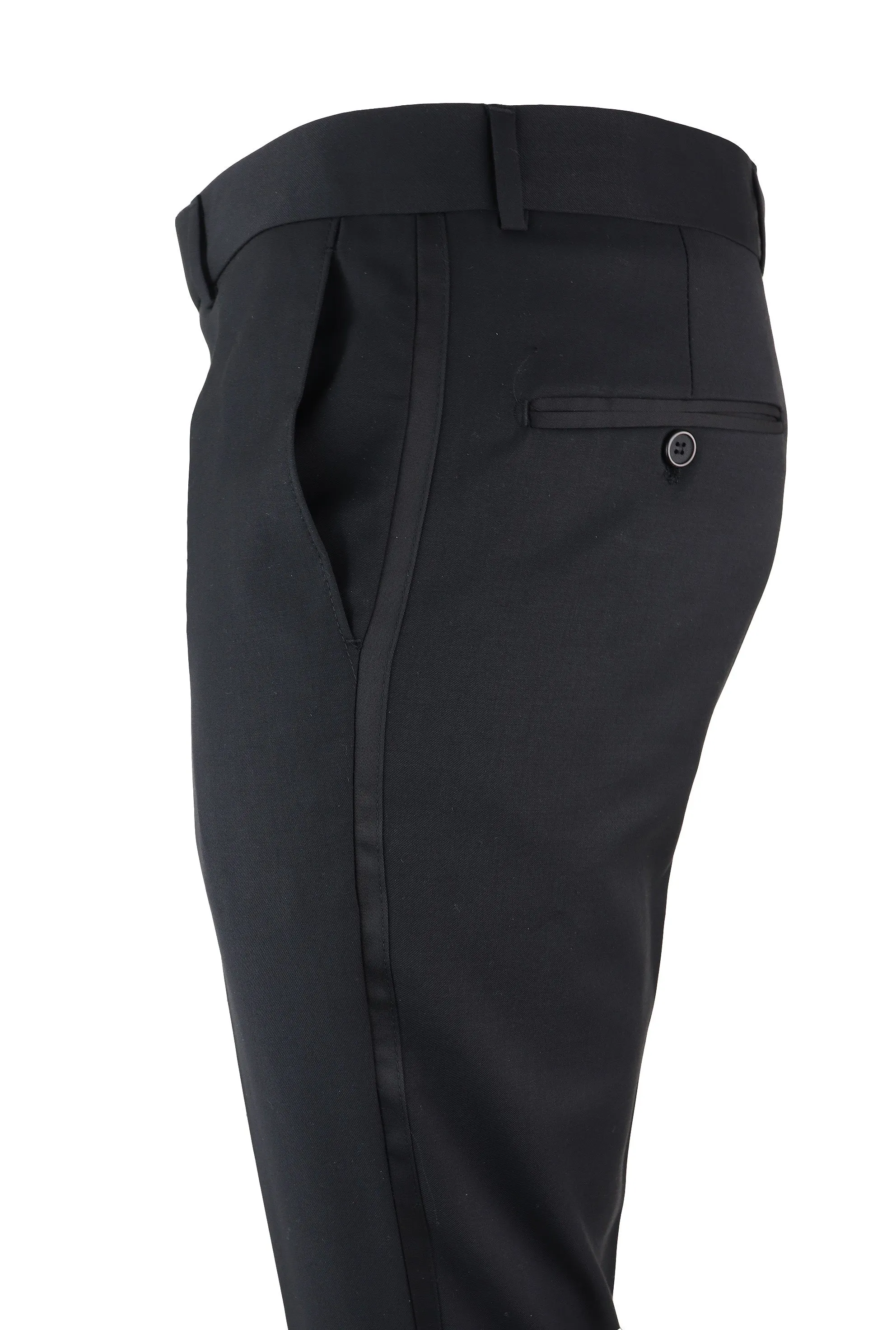 Tuxedo Satin Stripe Wedding Trousers