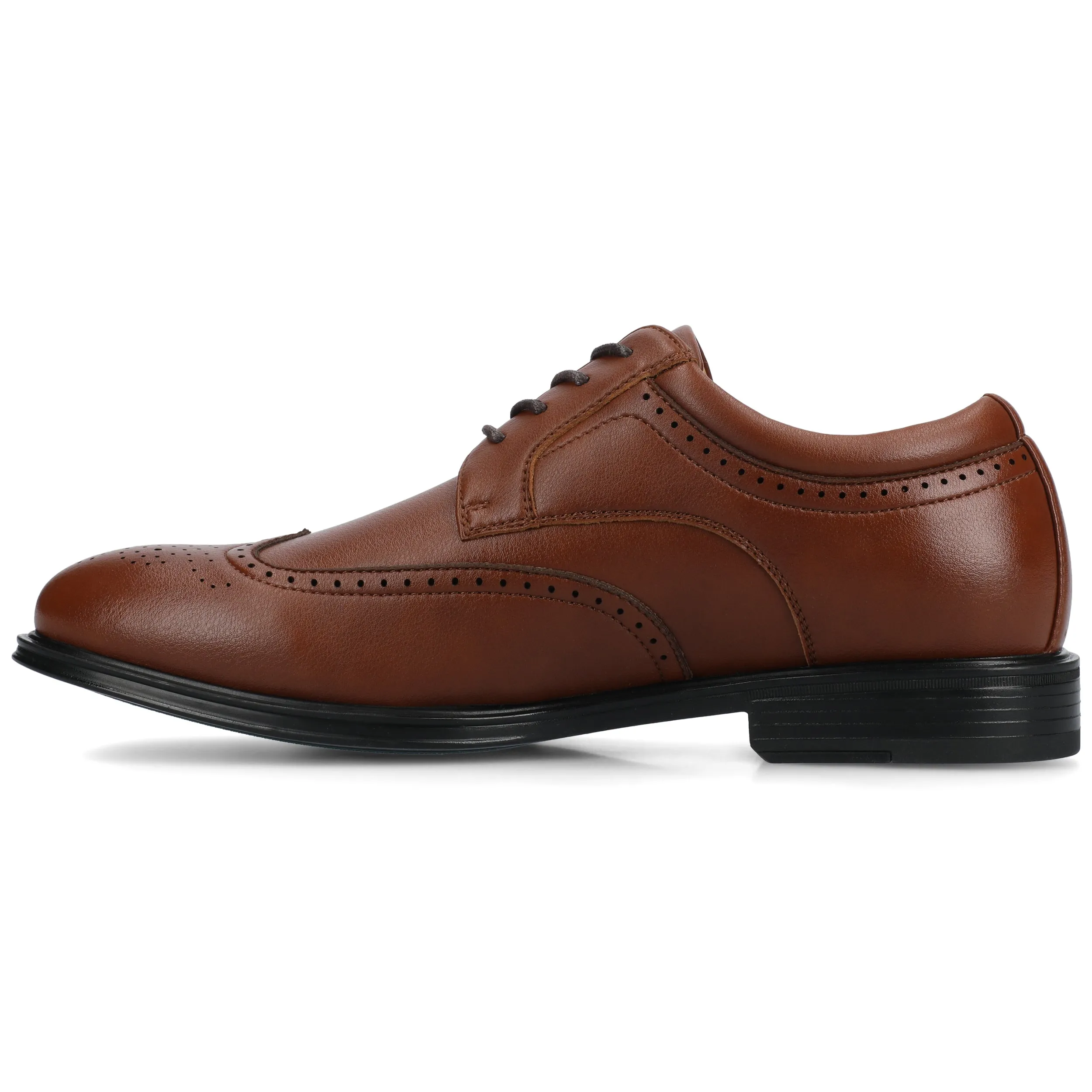 Vance Cormac Medium and Wide Width Comfort Wingtip Oxford Dress Shoe