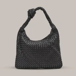 Vestirsi Hailey Woven Hobo Black Shoes_Vestirsi