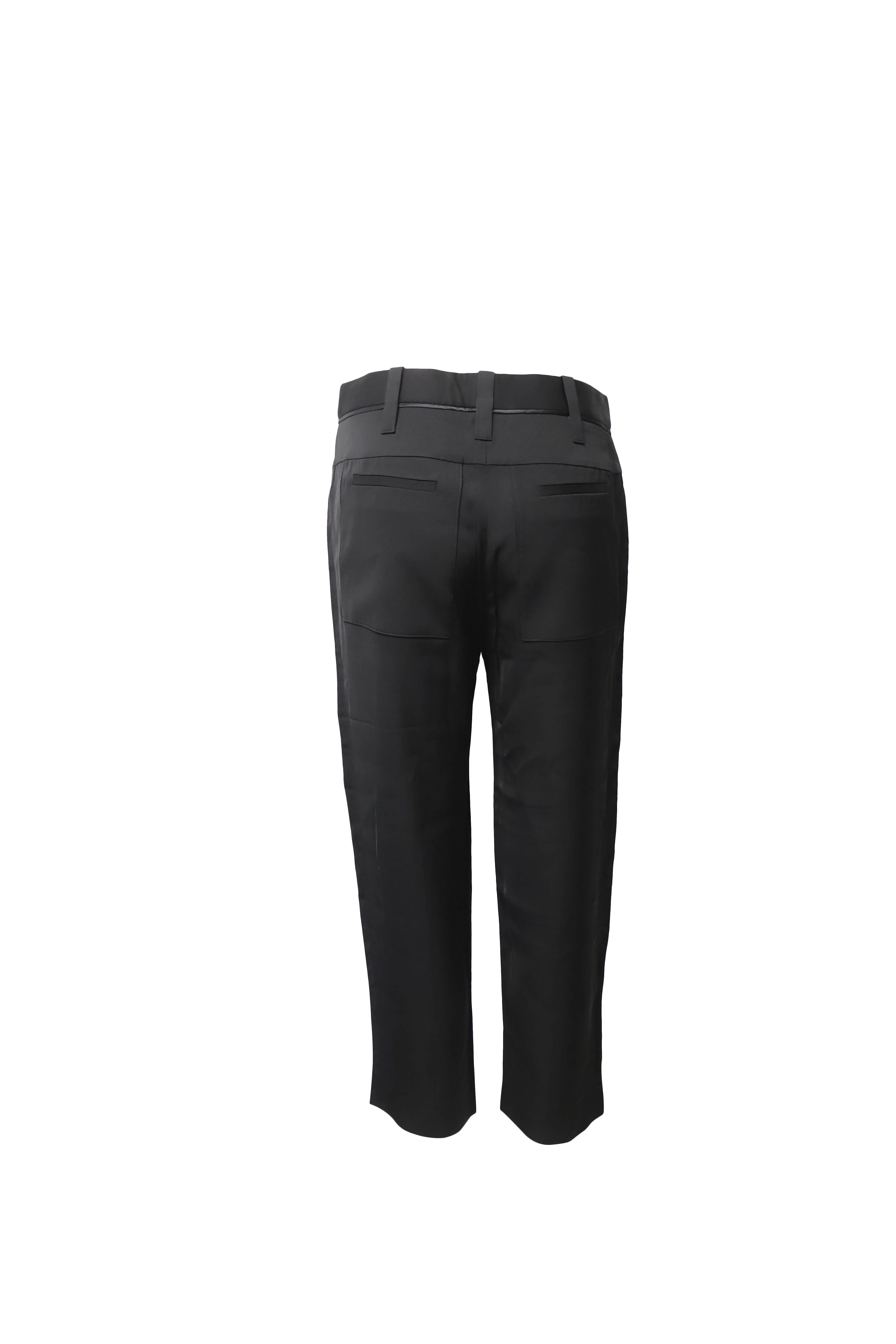 Victoria Beckham Tailored Trousers in Black Viscose