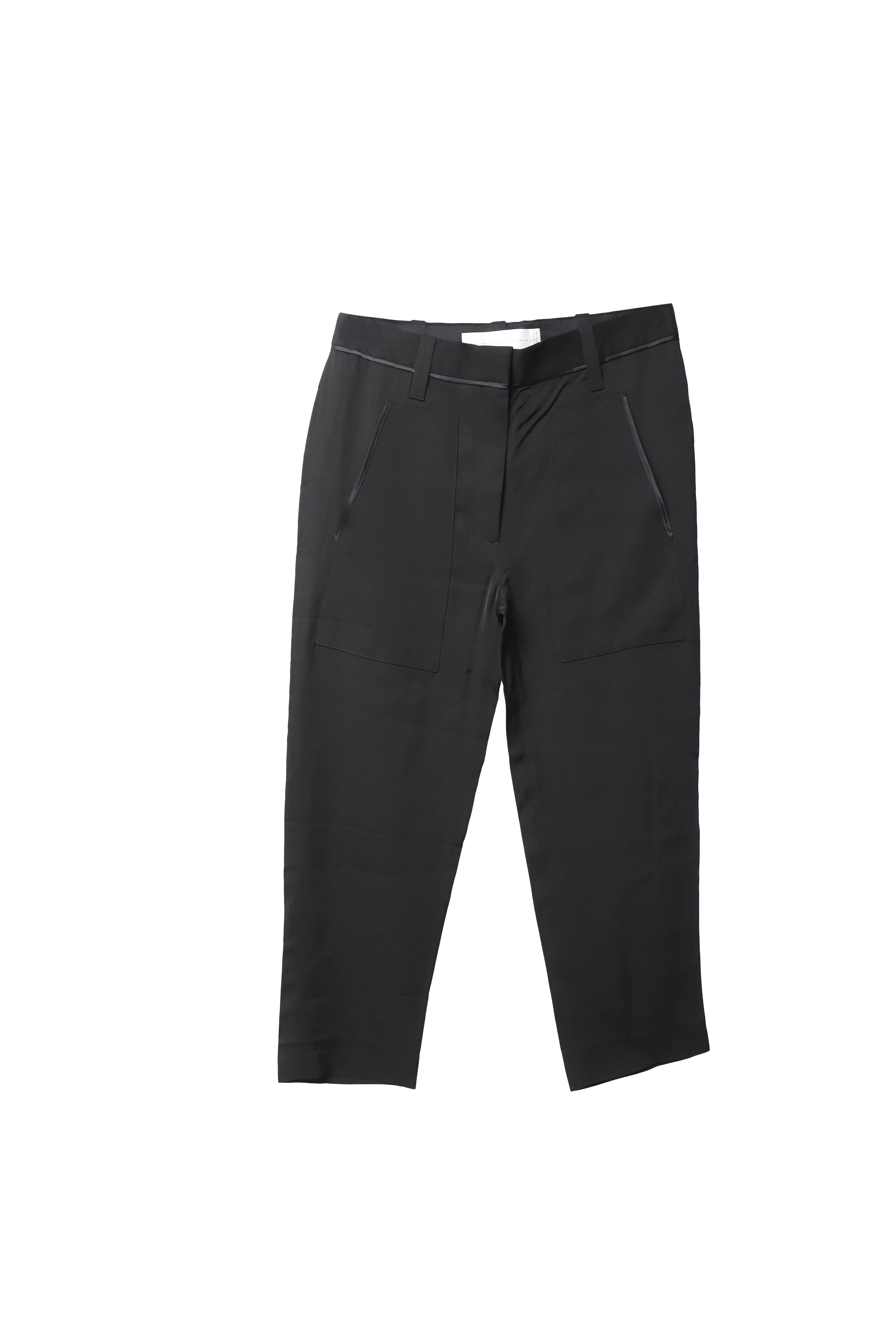 Victoria Beckham Tailored Trousers in Black Viscose