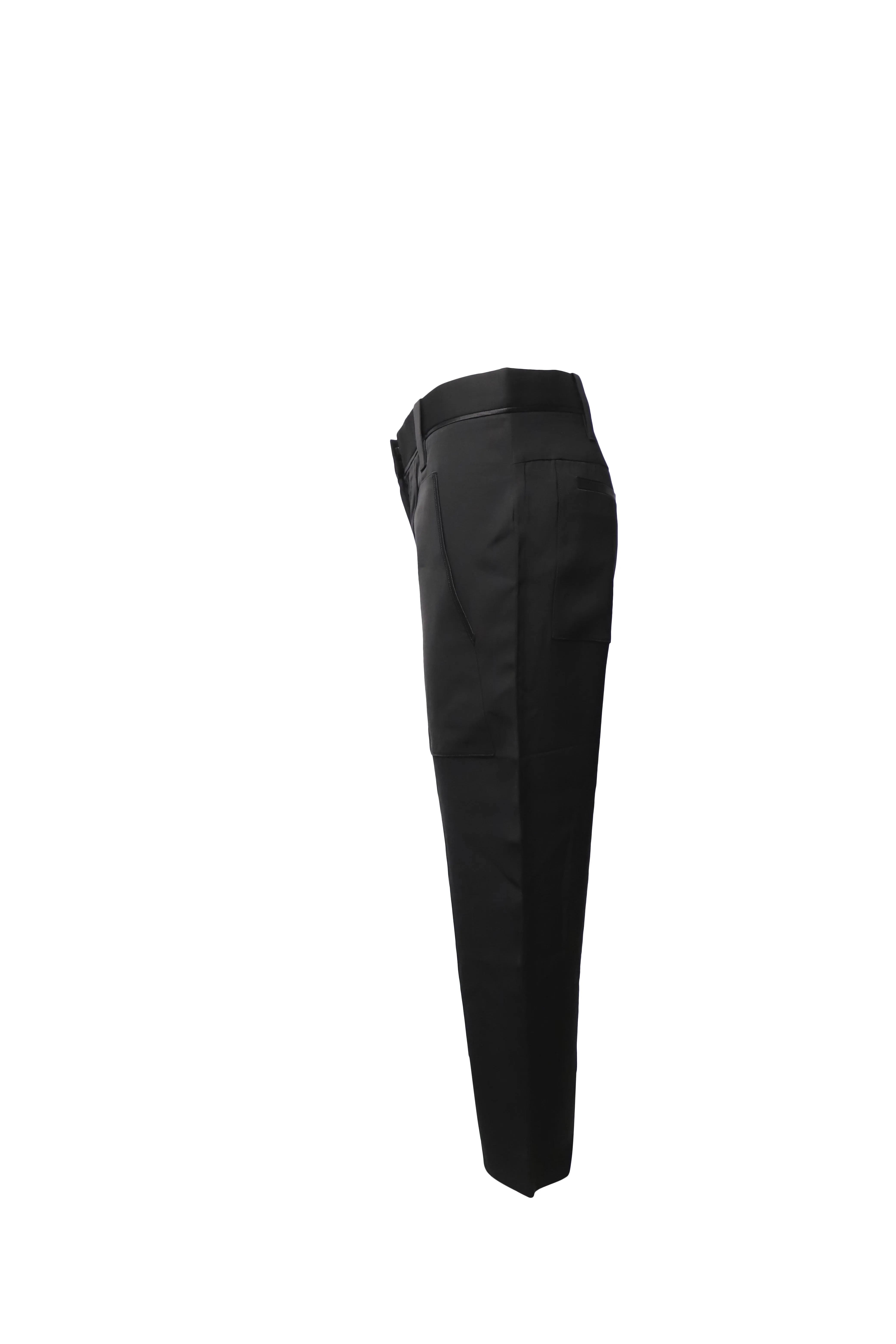Victoria Beckham Tailored Trousers in Black Viscose