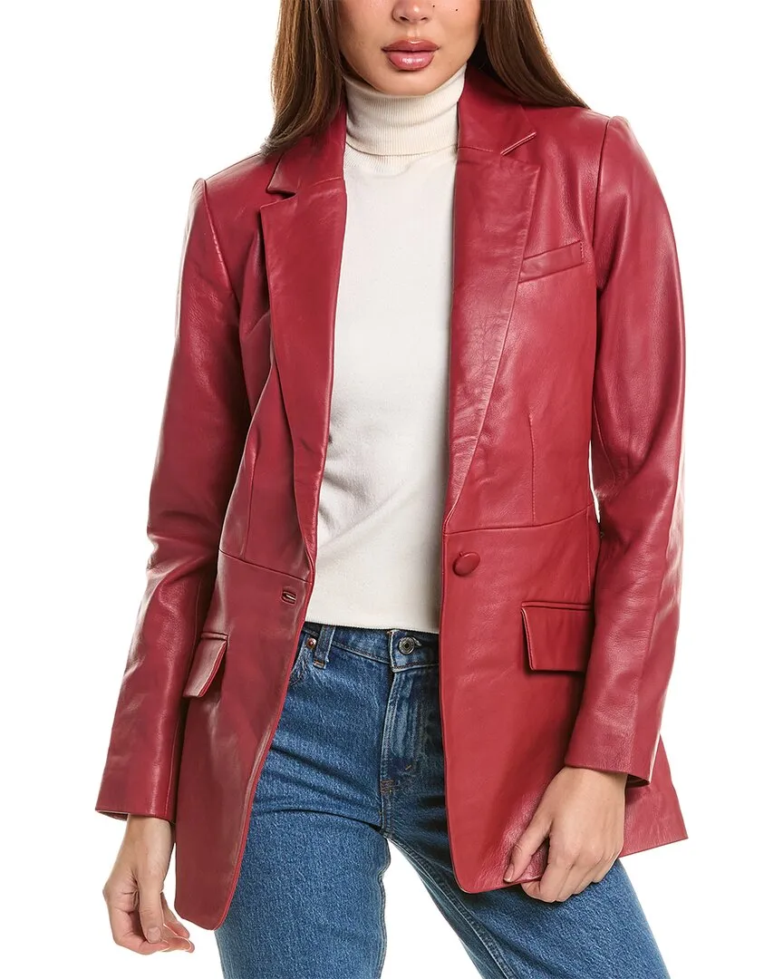 Walter Baker Mia Leather Blazer
