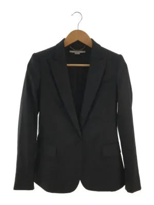 Women's One Button Single Breasted Blazer In Black