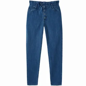 Women's Organic Cotton Trousers In Denim
